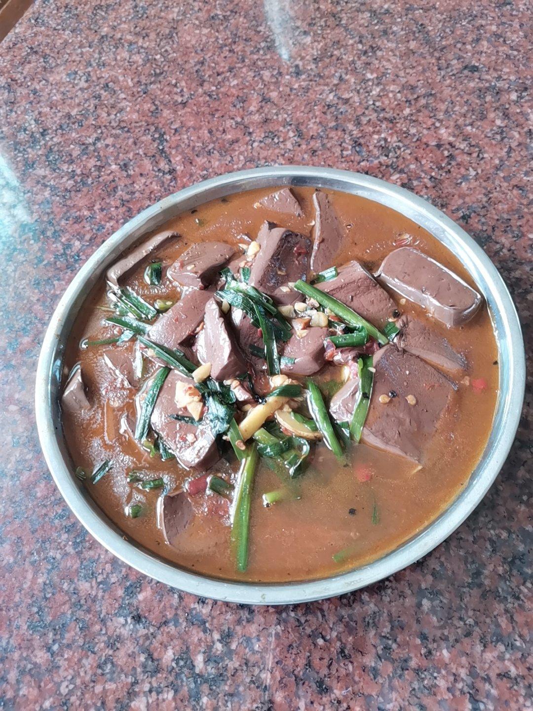 无敌好吃入味红烧猪血