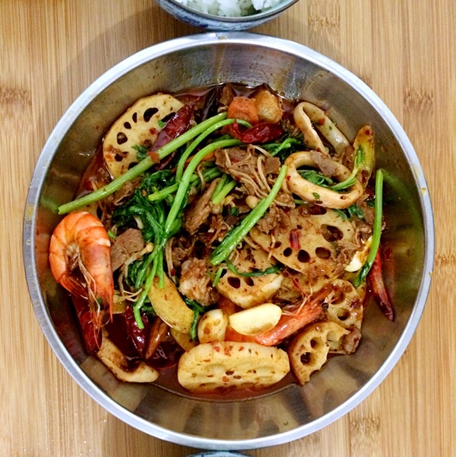 冯左左做的麻辣香锅