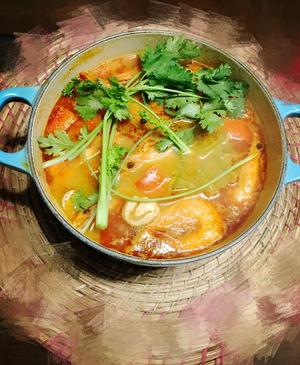 泰式冬阴功海鲜汤的做法 步骤8
