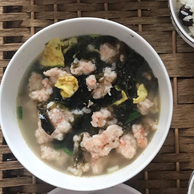 紫菜虾滑汤
