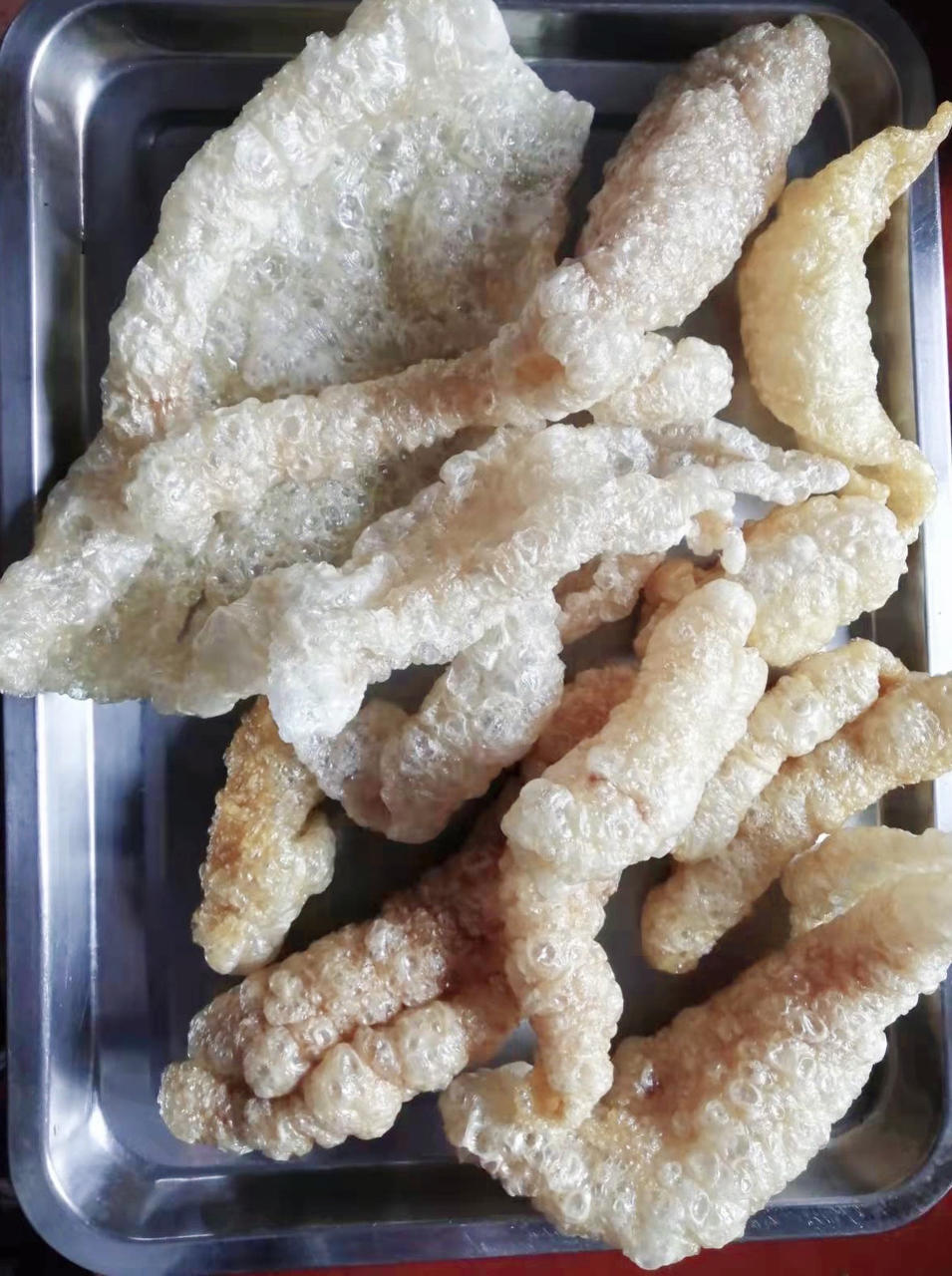 自制炸猪皮