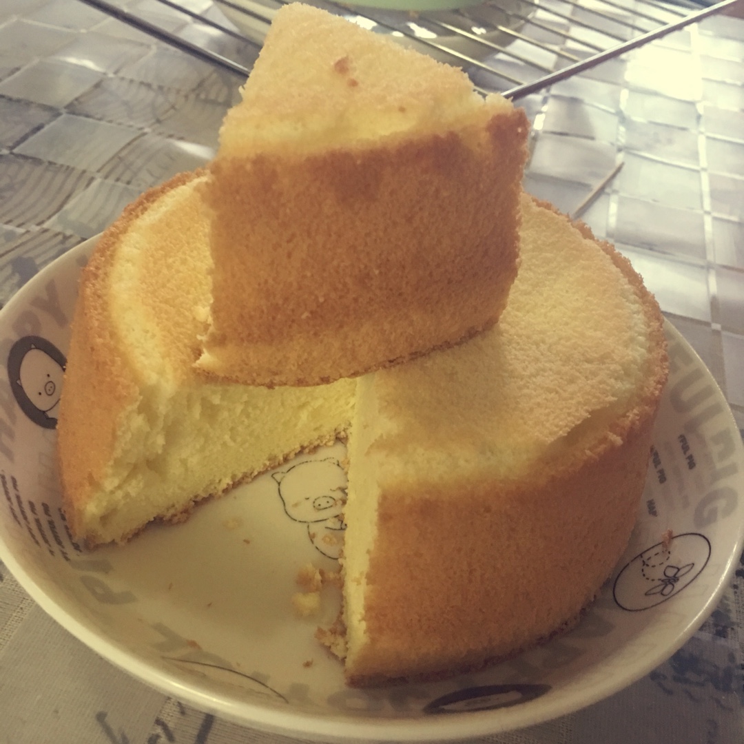8寸原味戚风蛋糕