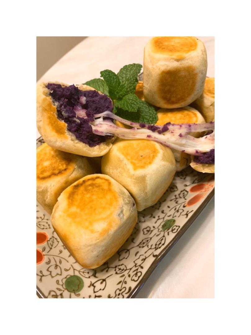 【爆浆紫薯仙豆糕】