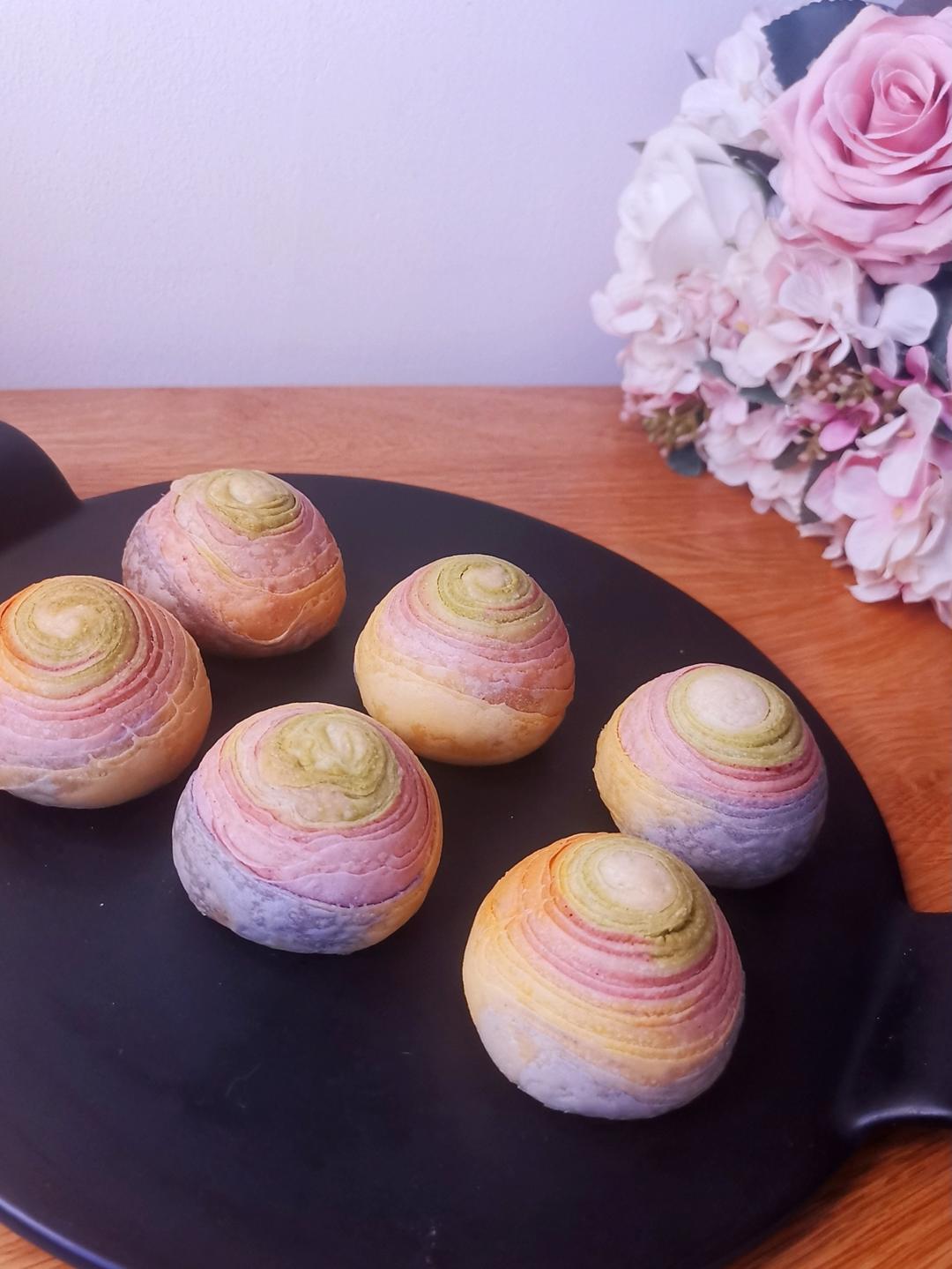 史上最详细彩色蛋黄酥教程