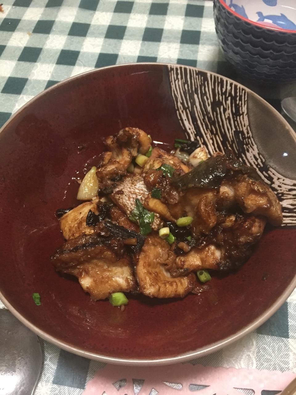 红烧黑鱼段