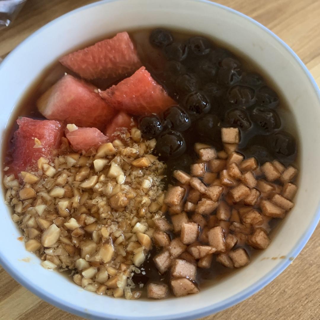 珍珠芋圆红豆冰粉