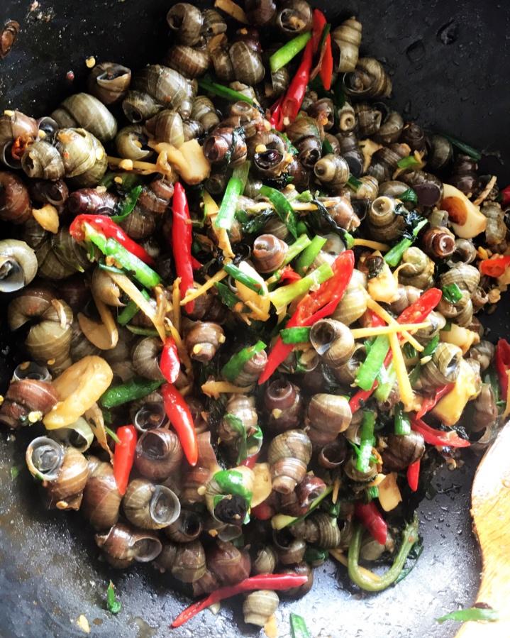 家常香辣炒田螺（螺蛳）口味唆螺做法