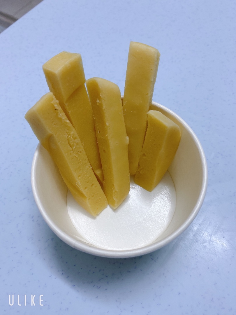 宝宝辅食——奶香南瓜条（10M+）