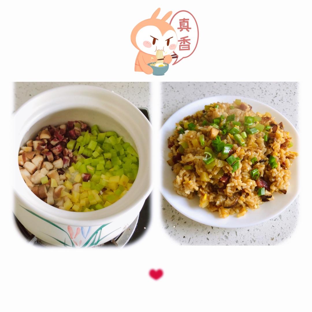香肠煲仔饭
