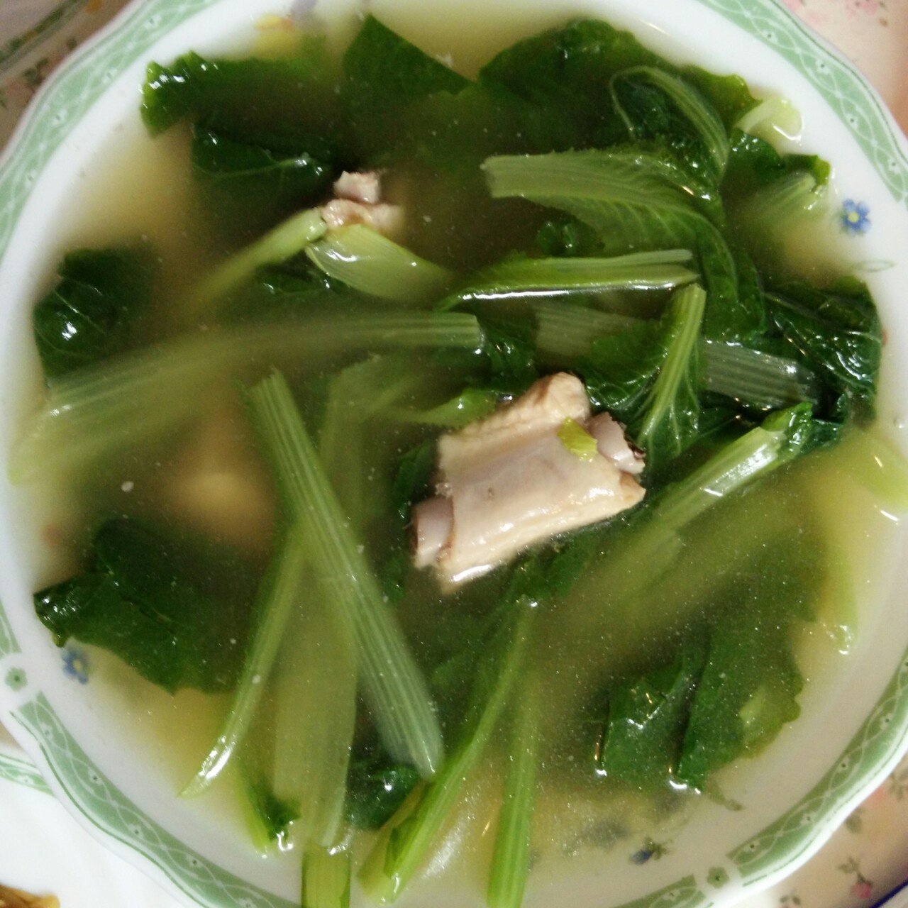 小白菜骨头汤