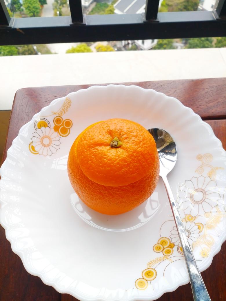 橙子蒸蛋的做法