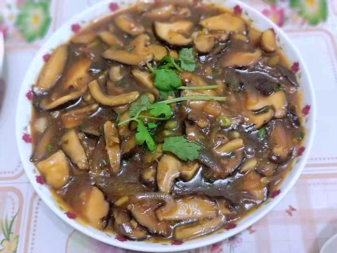 洋葱炒蚝菇
