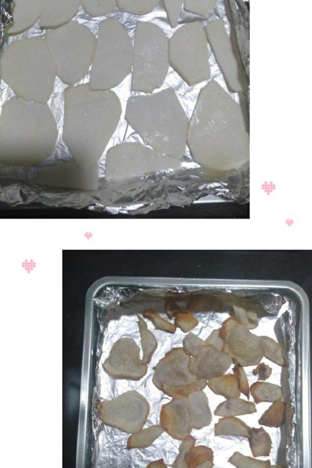 烤芋头片