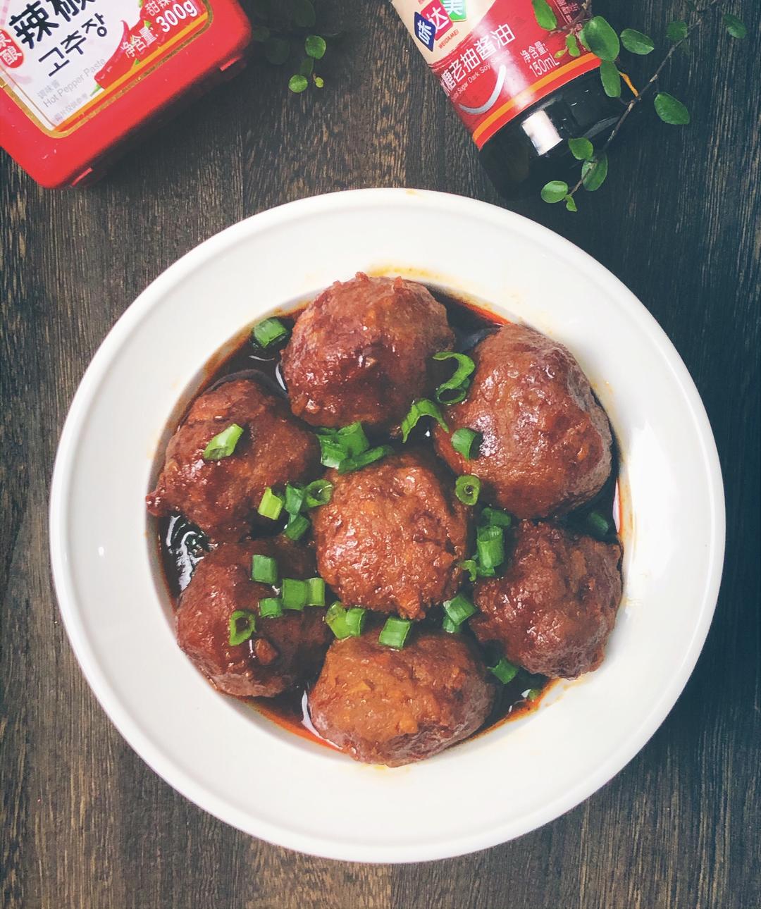 年夜菜牛气冲天之红烧牛肉丸子