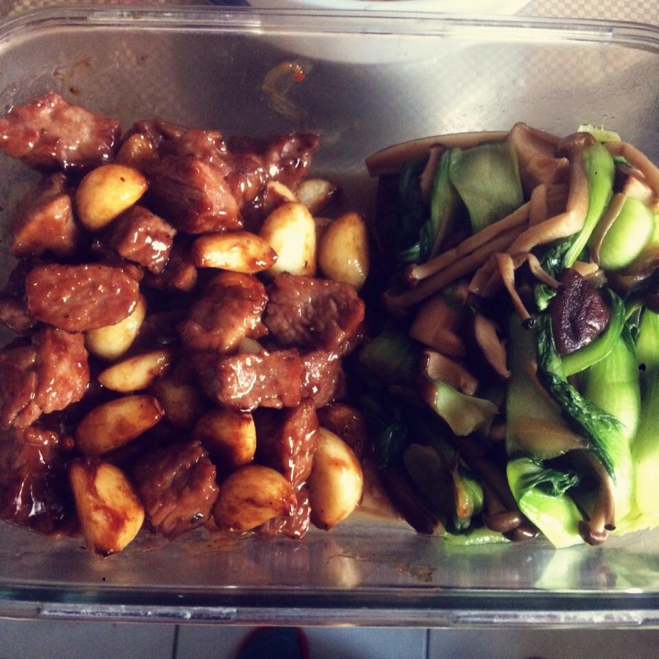 黑蒜子牛肉粒