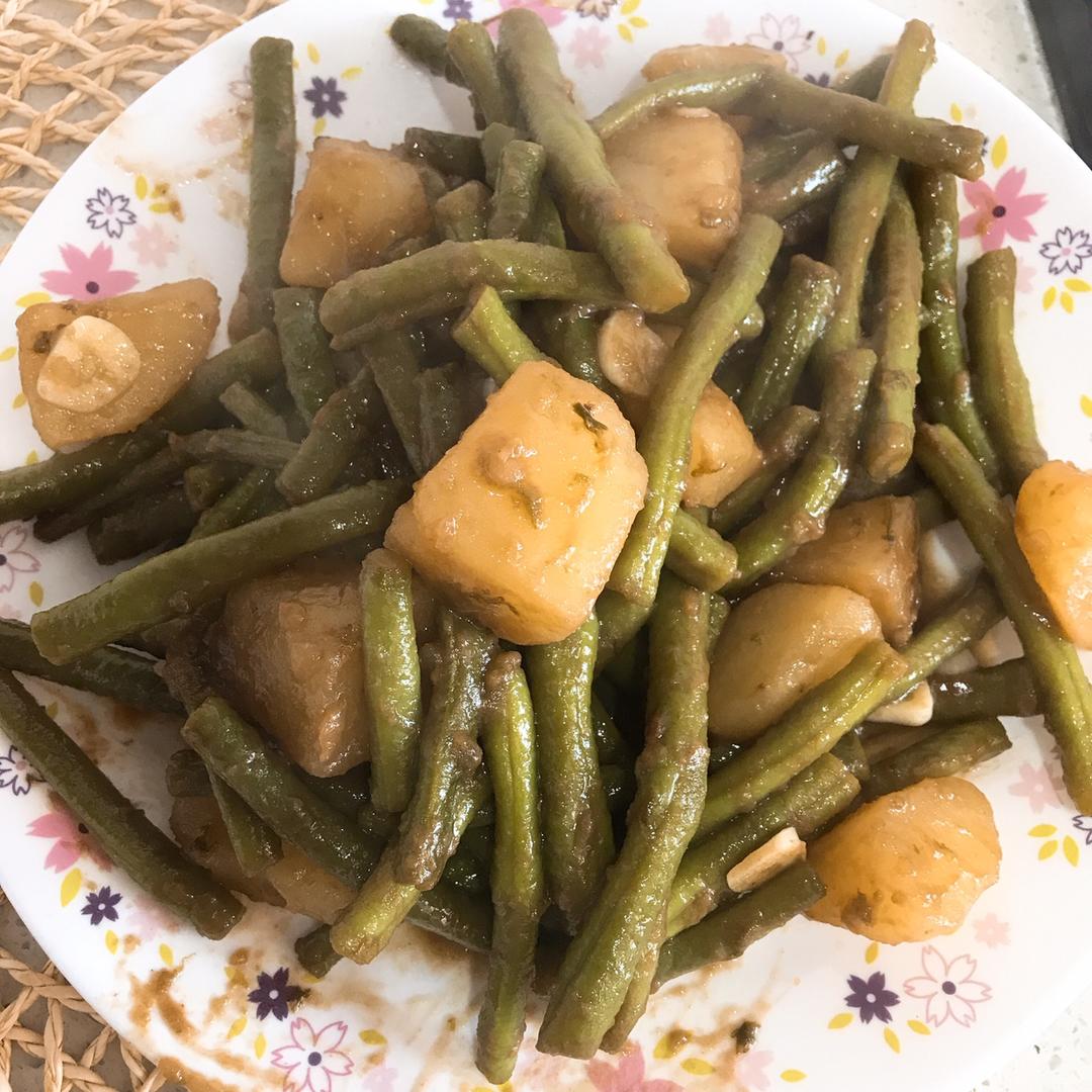 土豆炖豆角