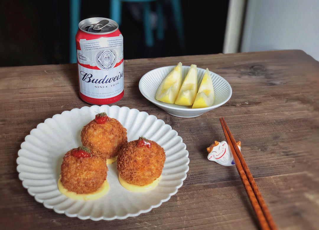 【牛肉可乐饼】刚出锅 酥香掉渣！
