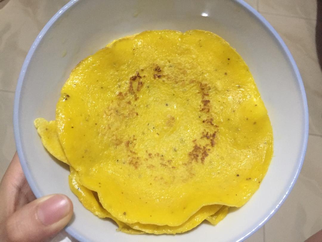 快速早餐鸡蛋葱花饼