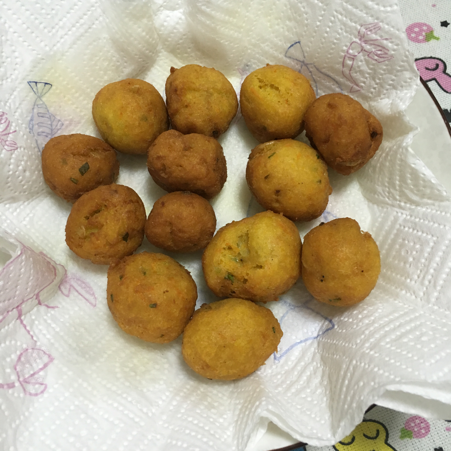 胡萝卜豆渣小丸子