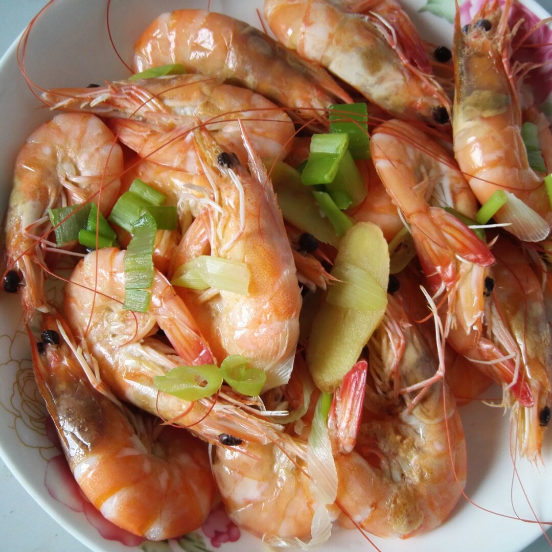 盐水煮虾