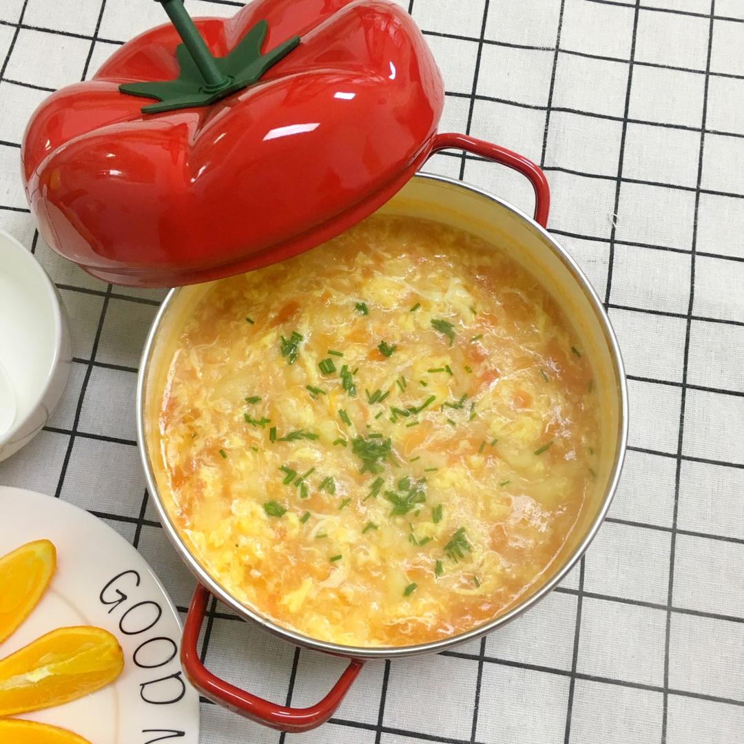 西红柿鸡蛋疙瘩汤