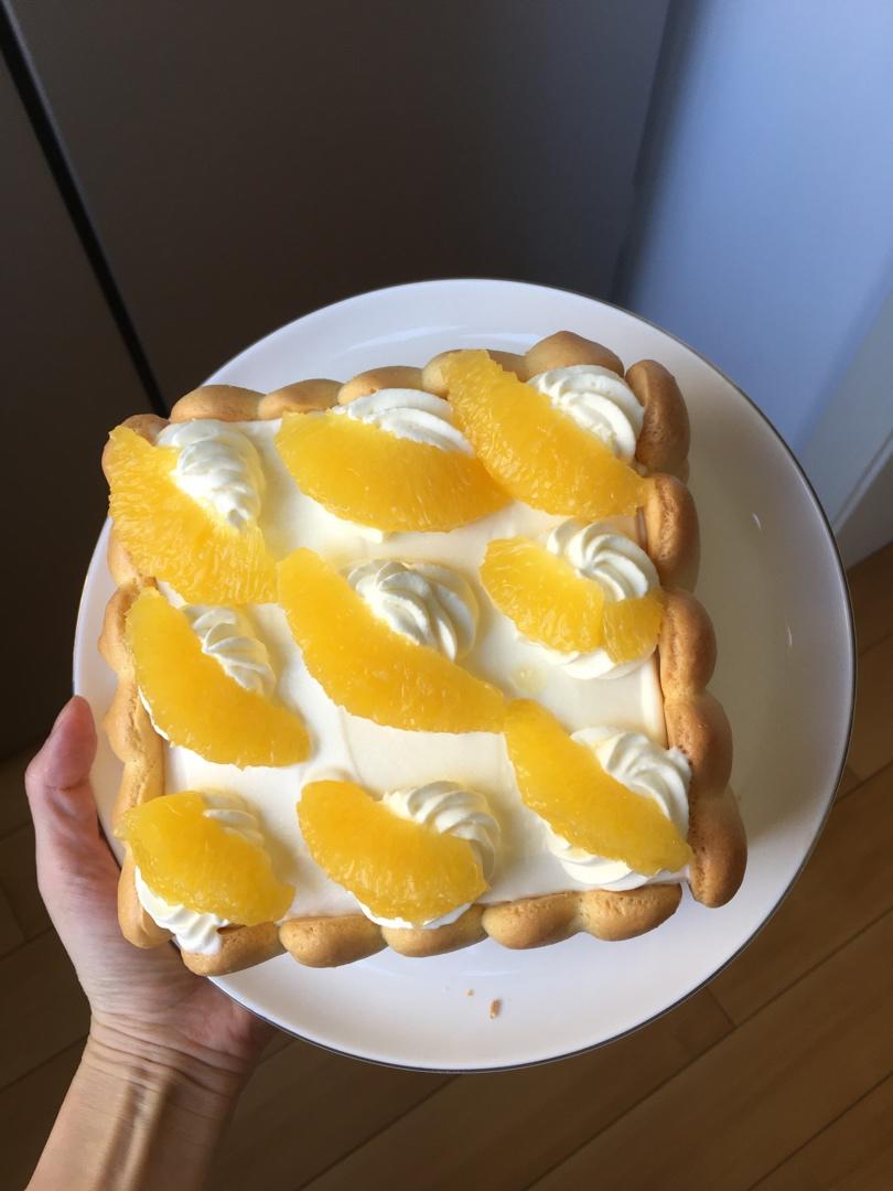 香橙凝乳奶油蛋糕