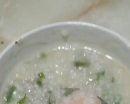 鲜虾粥🦐胚芽米🍚版超级快手 无滤镜的做法 步骤15