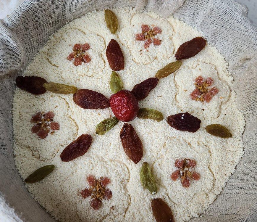 萍雪之吻做的松软不甜腻的重阳糕