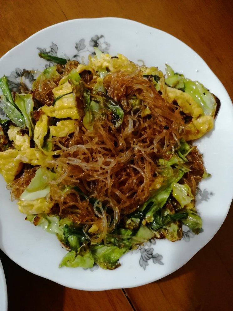 三丝鸡蛋炒粉😋超级懒人食谱，好吃不腻