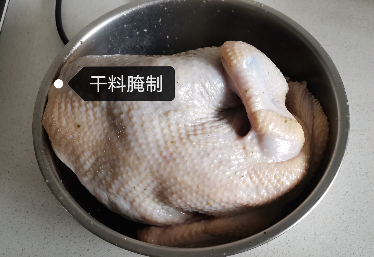 家庭烤箱版—广式吊烧鸡