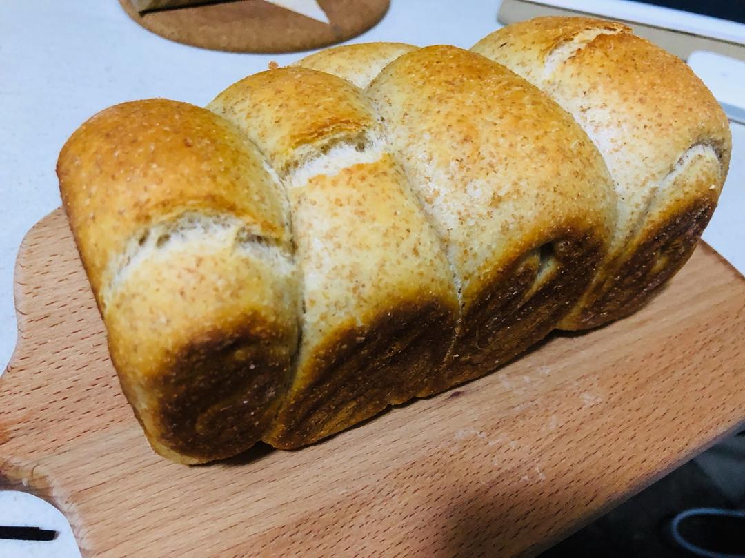 无油无糖纯全麦吐司