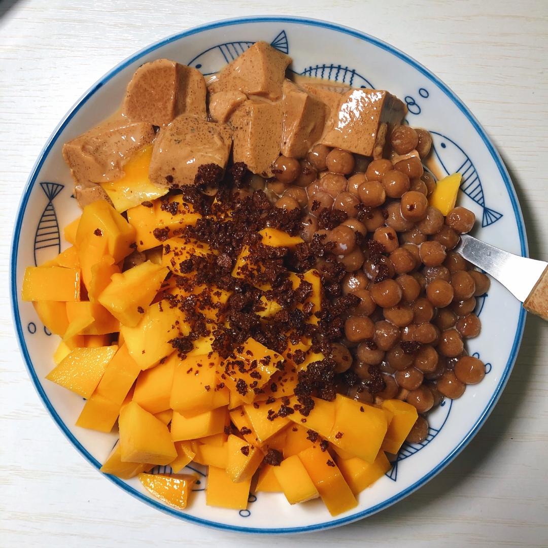 不用吉利丁的QQ奶茶冻