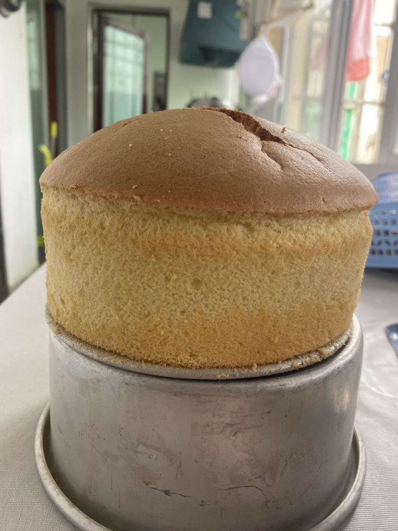 超柔软6寸戚风蛋糕(附8寸配方)零失败 超详细‼️含操作视频