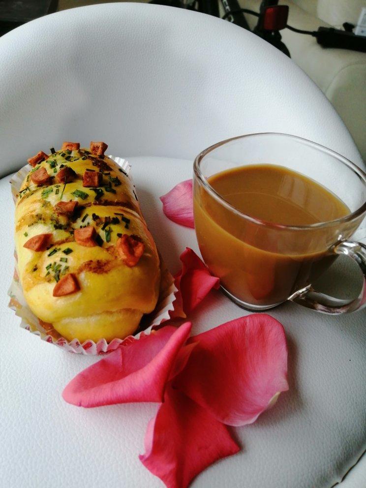 香葱火腿肉松面包