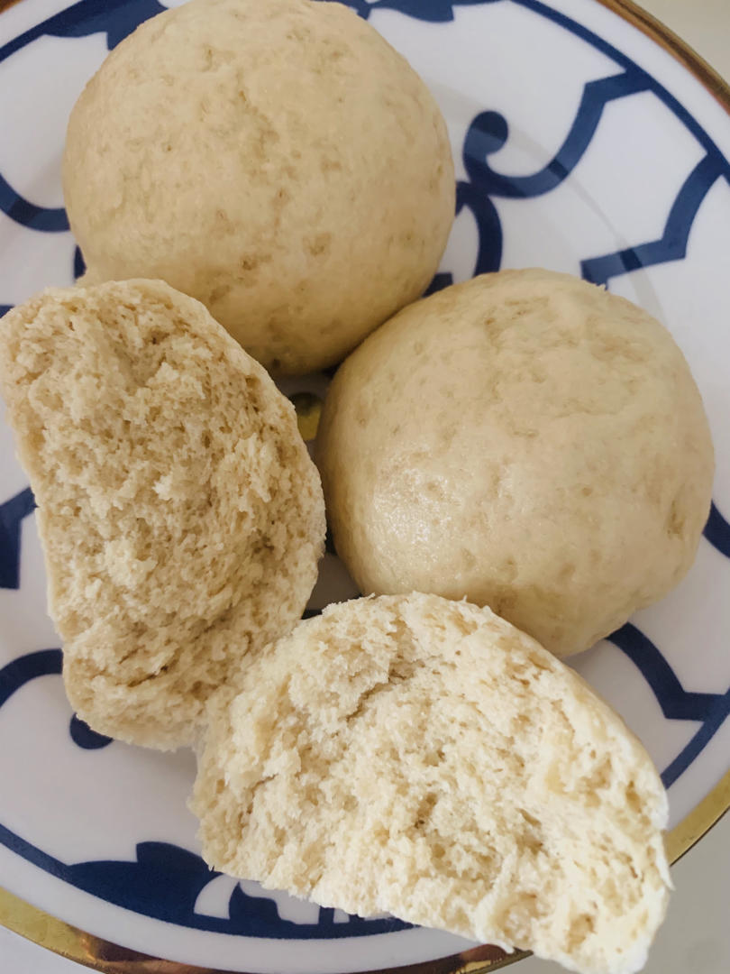 磨豆浆剩下的黄豆渣都不放过——细腻的豆香馒头