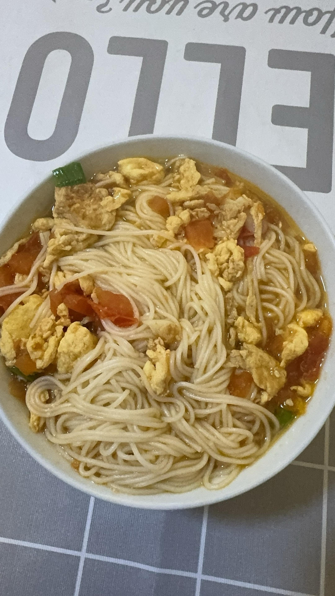 西红柿鸡蛋鸡蛋打卤面