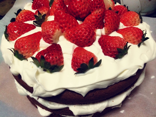 裸蛋糕之奶油巧克力戚风