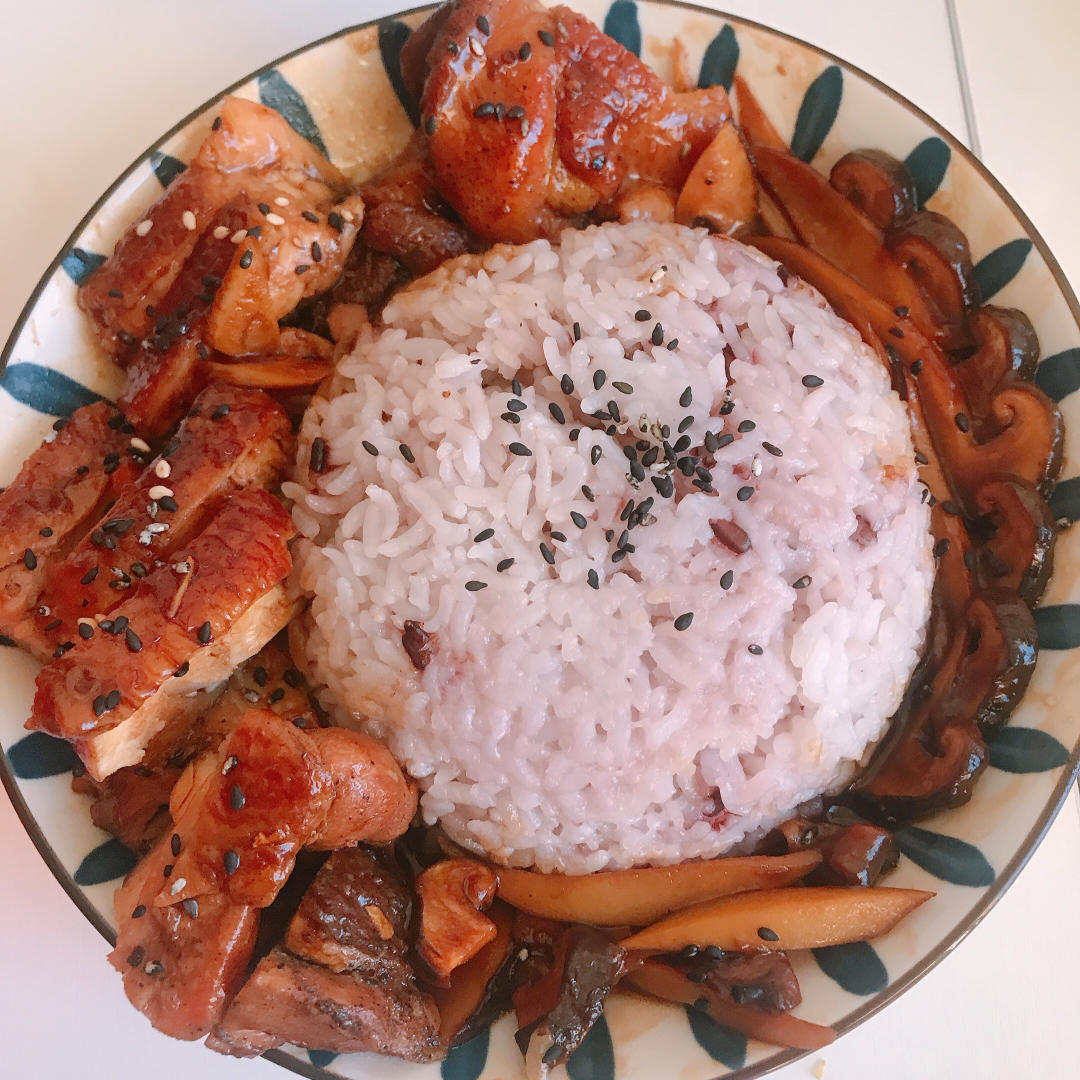 照烧鸡腿饭
