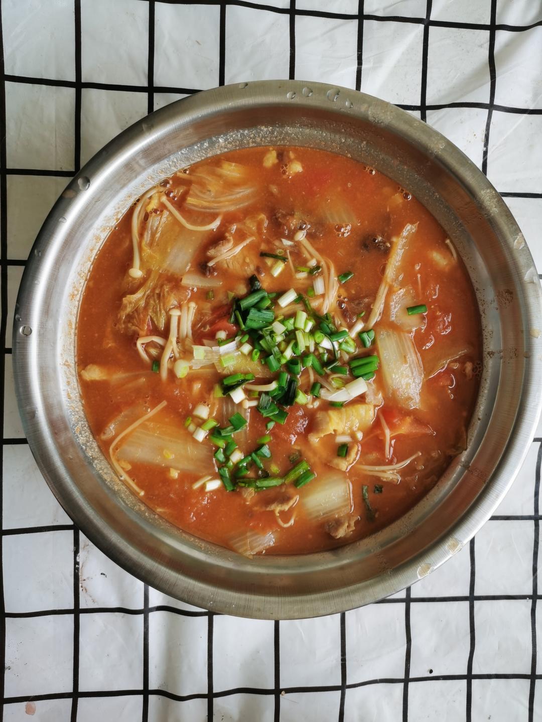 番茄滑肉煲｜酸爽开胃！肉片超级嫩滑