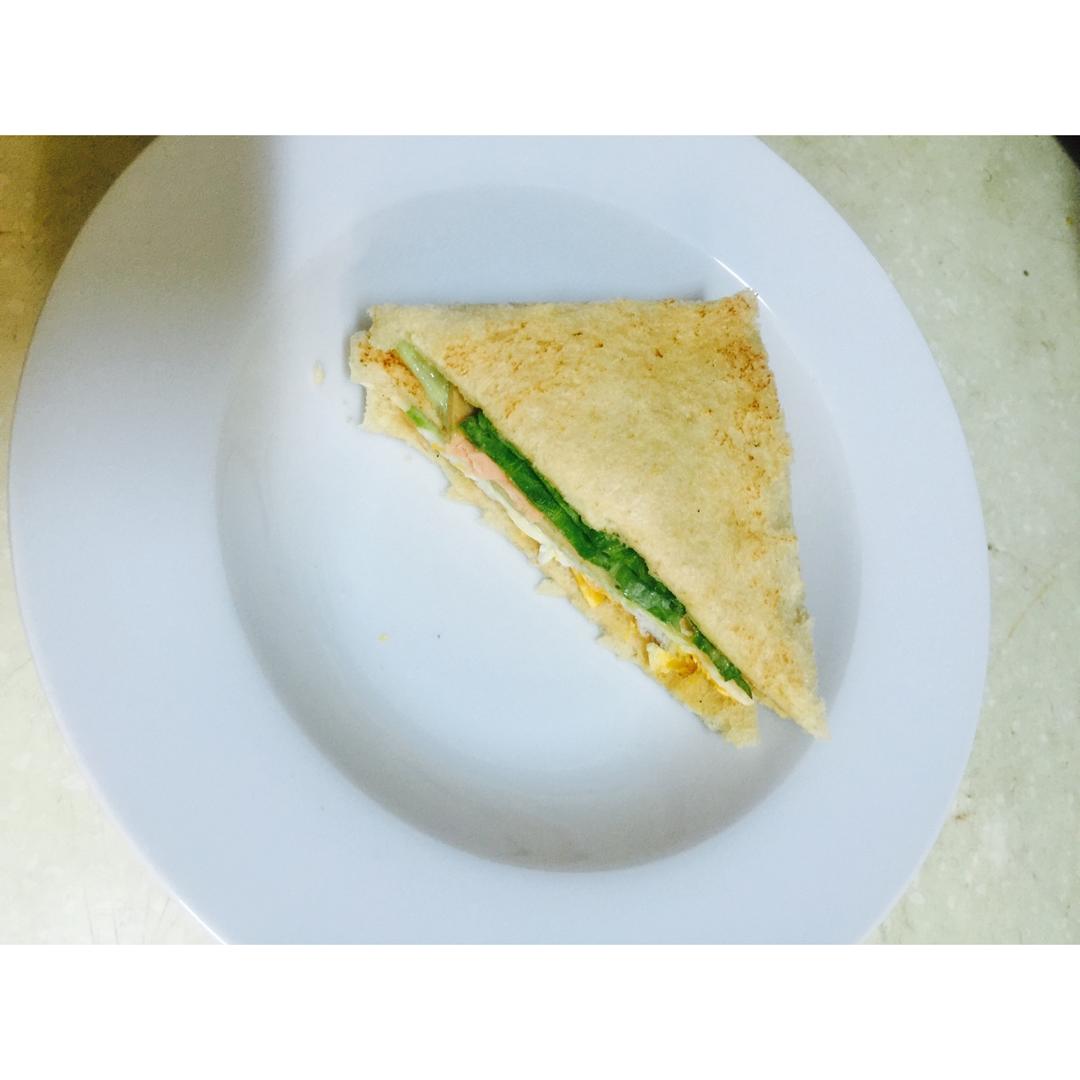 火腿芝士蛋三文治