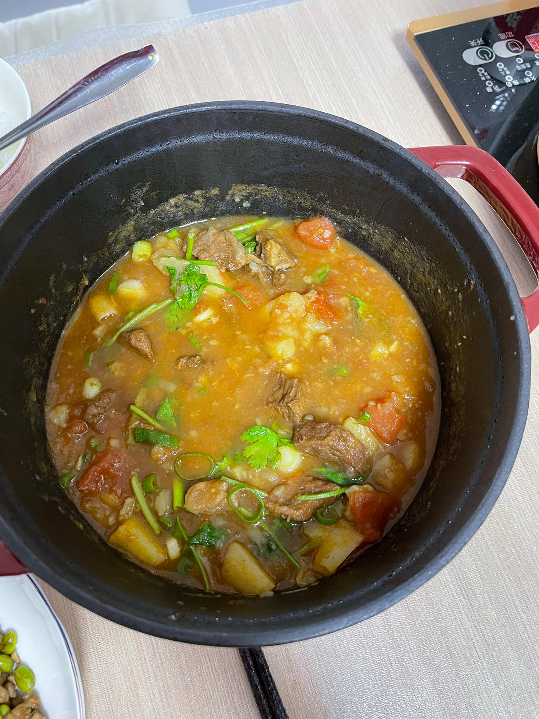 西红柿炖牛腩（牛肉）