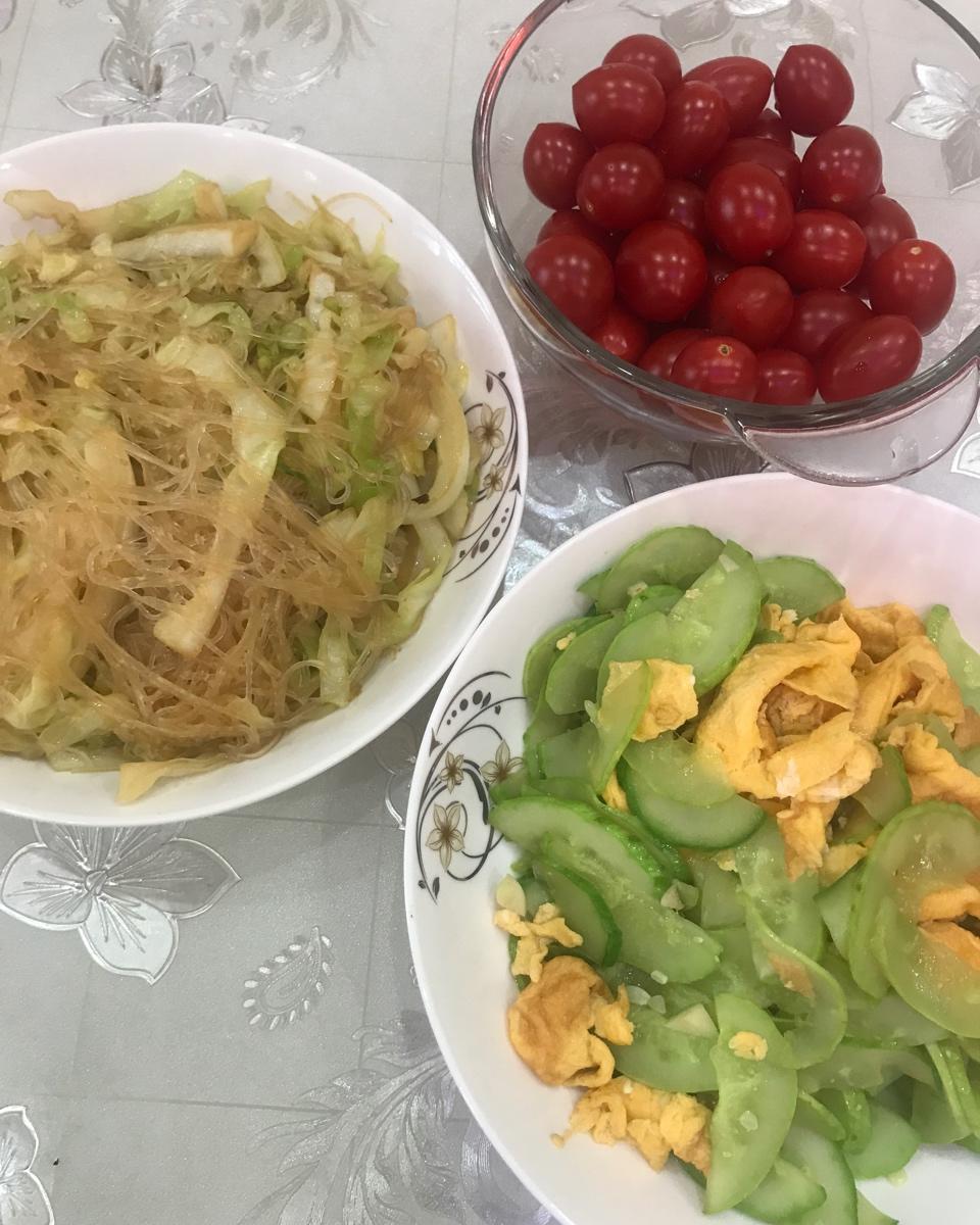 圆白菜炒粉条
