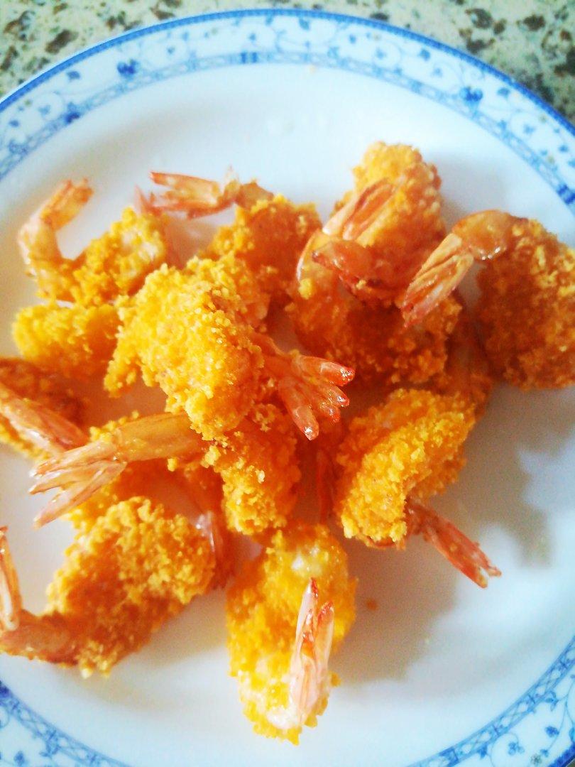 面包糠炸虾