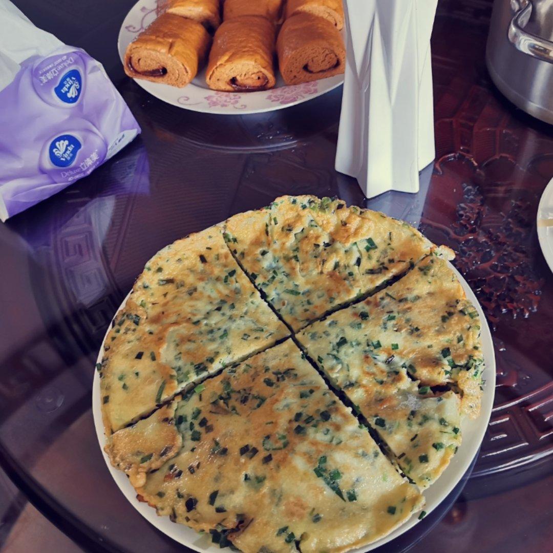 韭菜鸡蛋煎饼