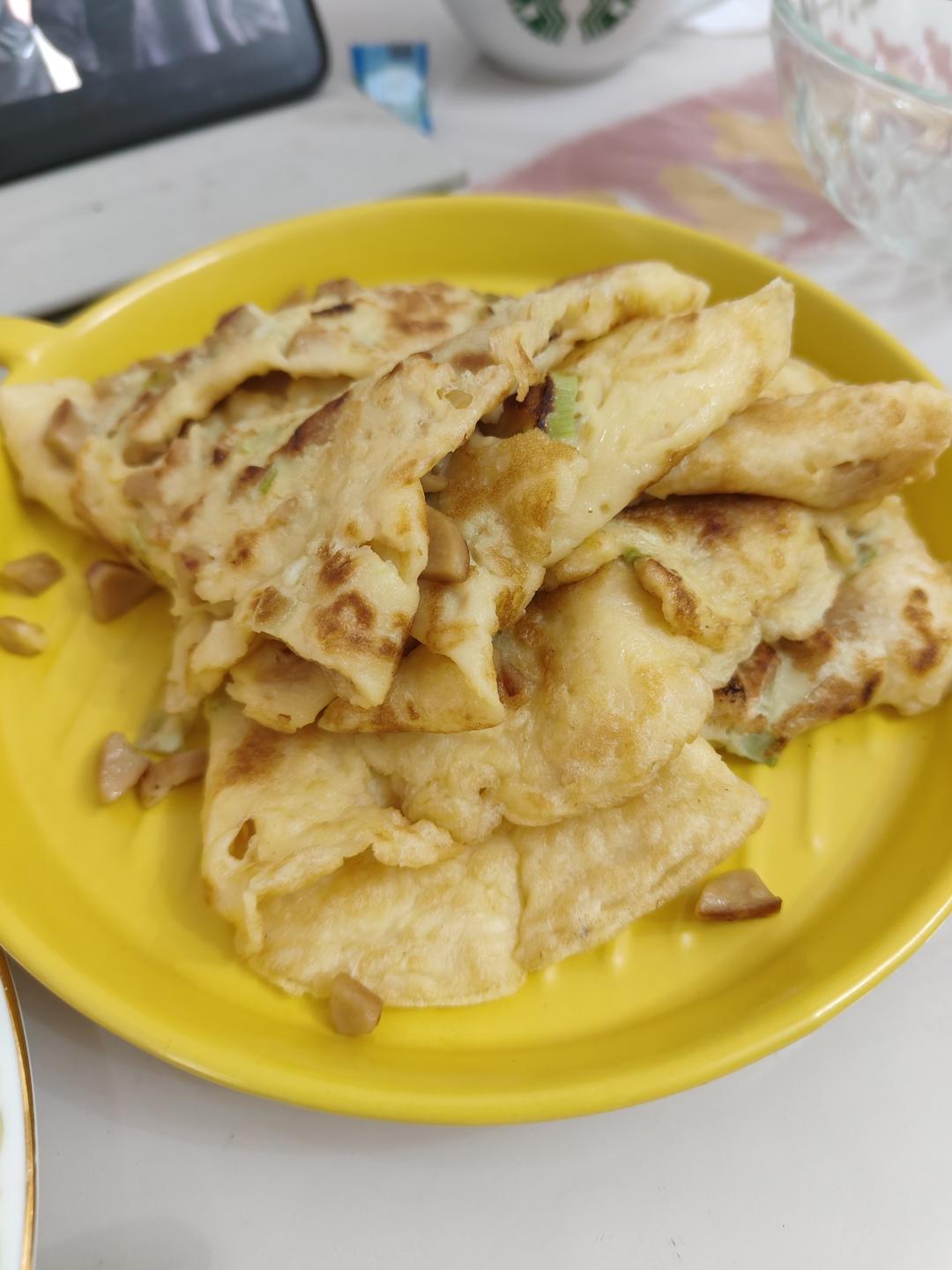 简单快手蔬菜鸡蛋煎饼