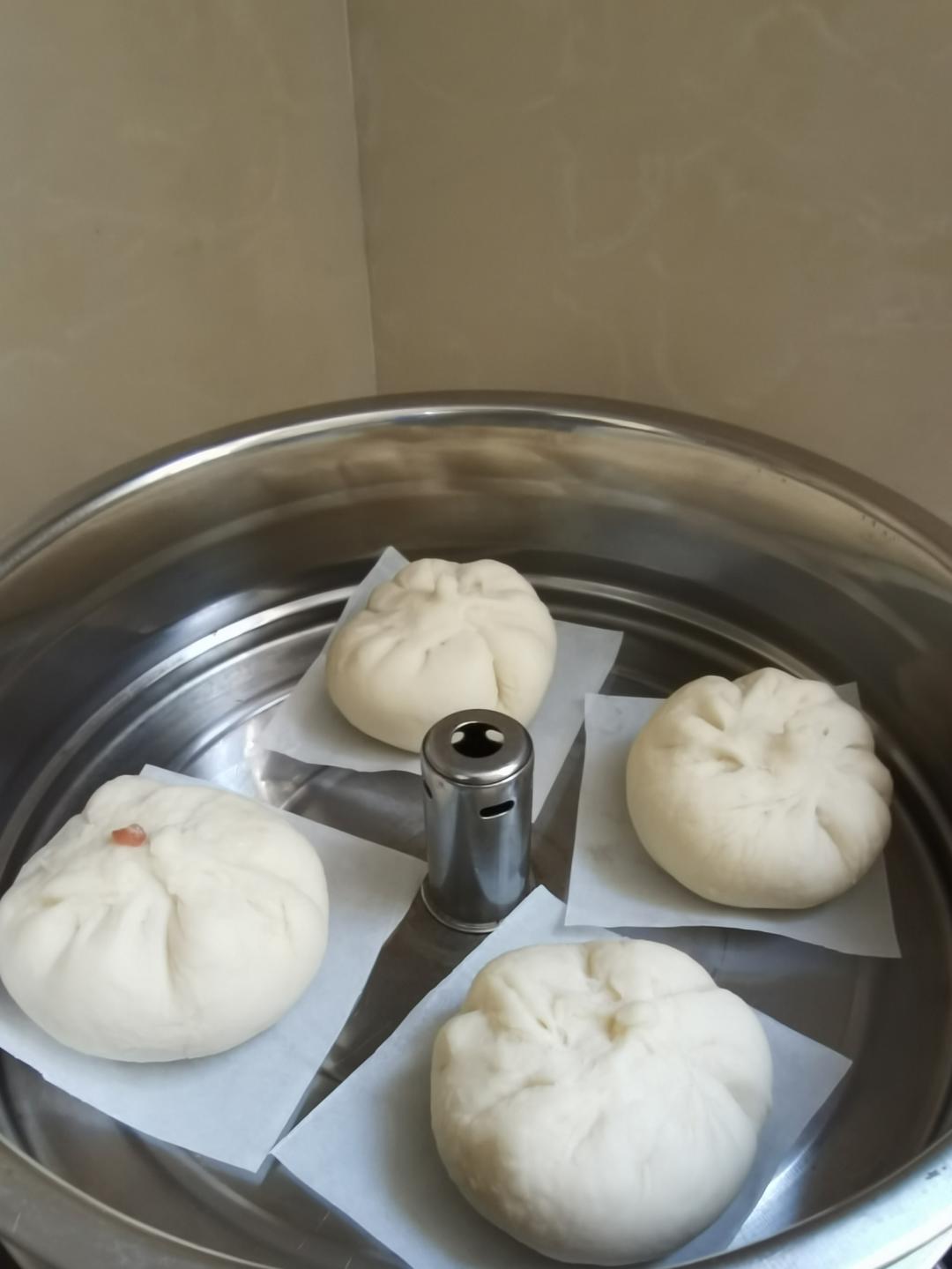 烫面馒头（一次发酵，个个水光肌）