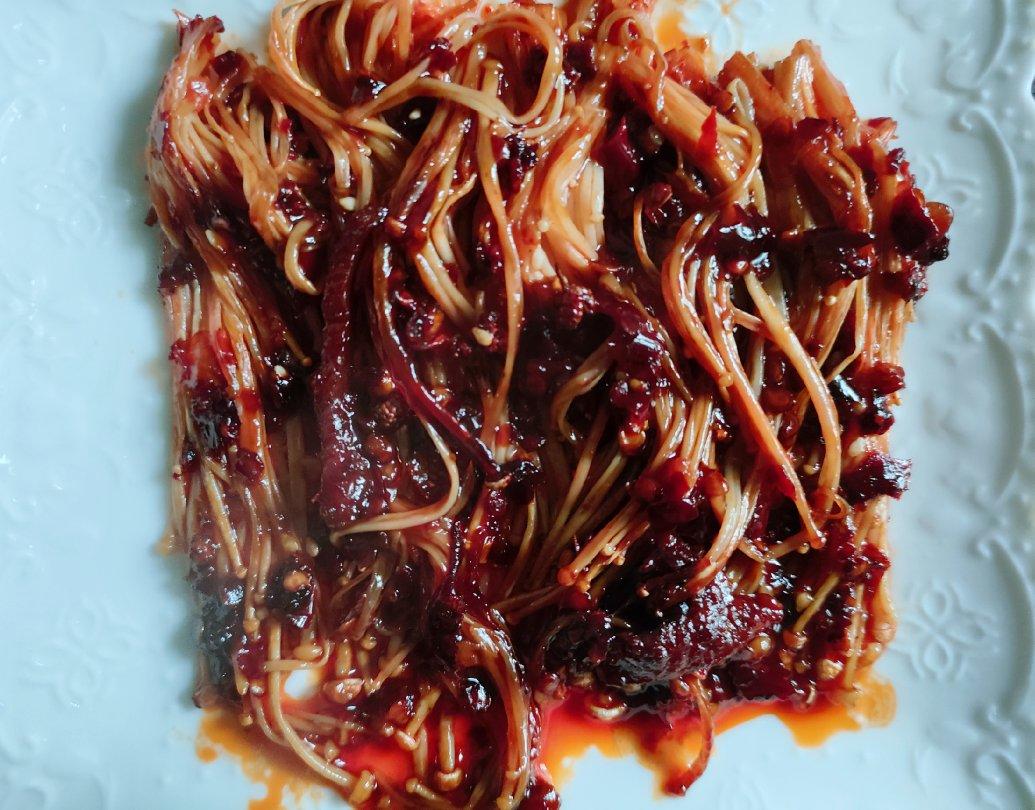 ㊙️制酱料❗️巨好吃烤金针菇！