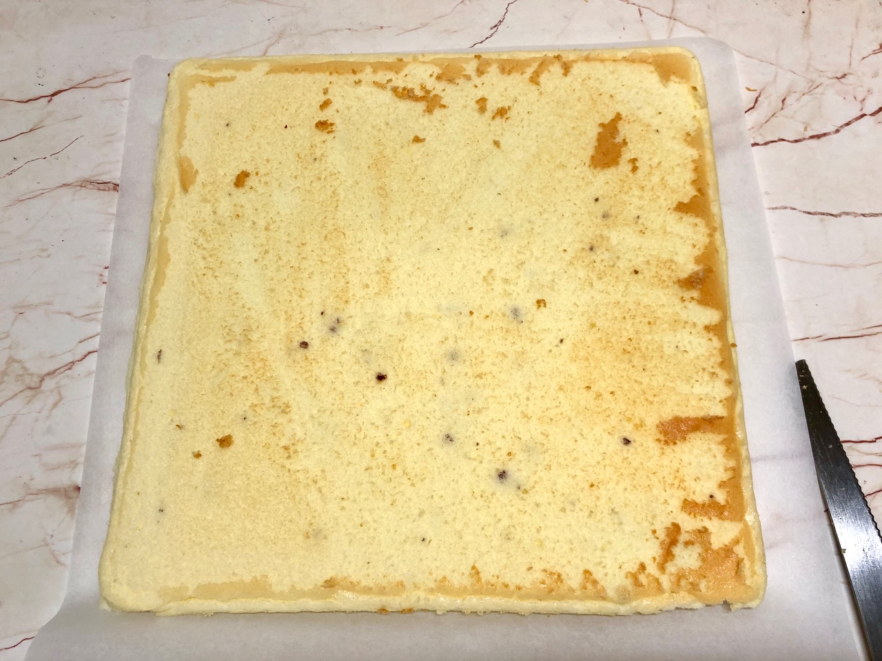 蛋糕卷技巧‼️正卷不掉皮‼️反卷毛巾面的做法 步骤20