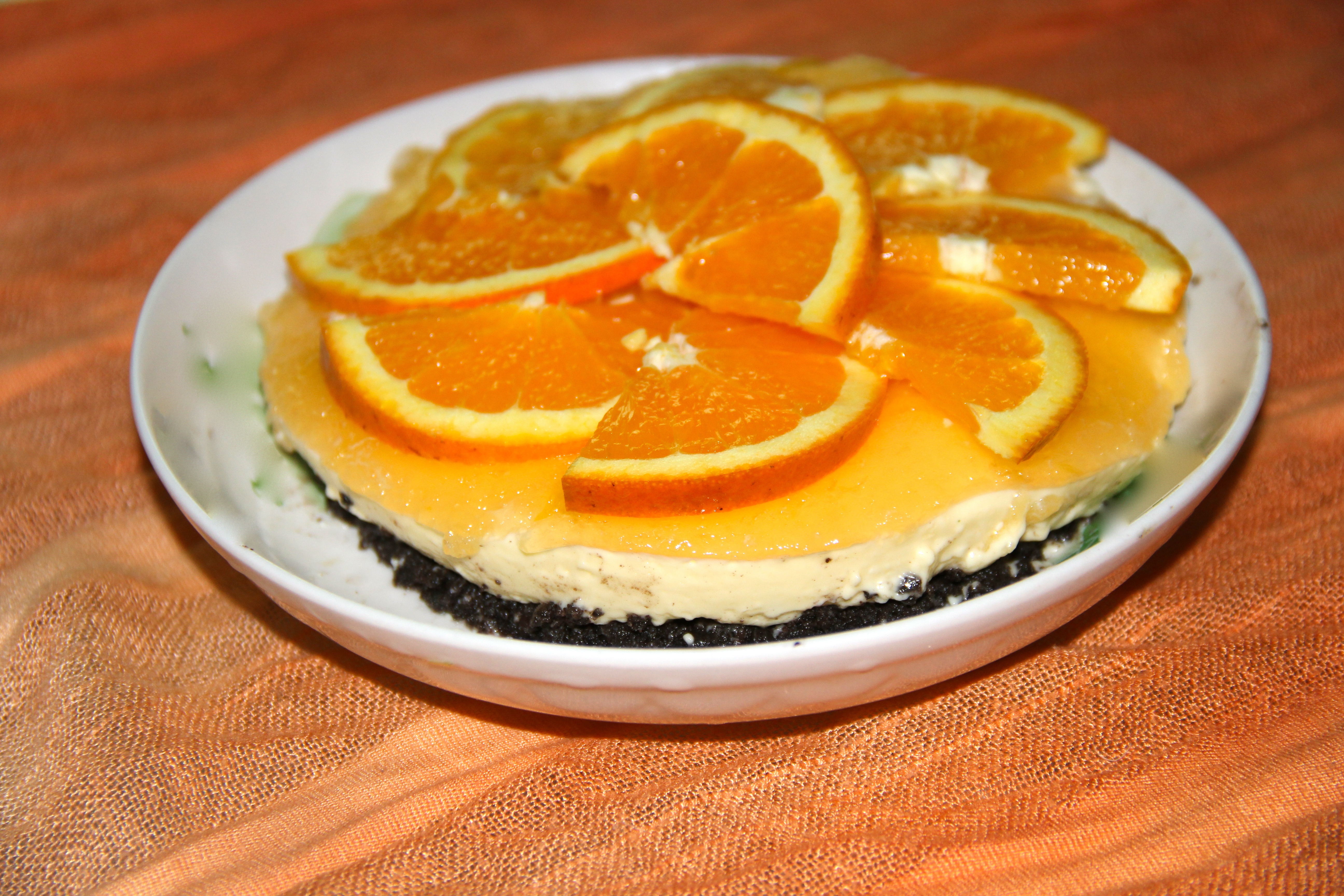 香橙冻芝士蛋糕