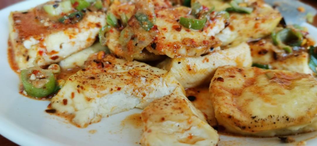 用豆腐制作可以烤的包浆